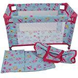 Doll Accessories Dolls & Doll Houses Dolls World 8201 Deluxe Travel Cot