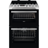 Electric Ovens - Self Cleaning Cookers Zanussi ZCV69360XA Stainless Steel