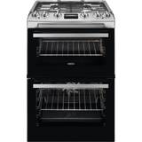 60cm - Electric Ovens Gas Cookers Zanussi ZCK66350XA Stainless Steel