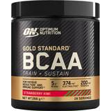 C Vitamins Amino Acids Optimum Nutrition Optimum Nutrition Gold Standard BCAA Train & Sustain Strawberry & Kiwi 266g