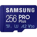 256gb micro sd Samsung PRO Plus microSDXC Class 10 UHS-I U3 V30 A2 160/120MB/s 256GB +SD Adapter