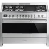 Touchscreen Gas Cookers Smeg A3-81 Stainless Steel