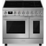 240 V - 90cm Induction Cookers Smeg CPF92IMX Stainless Steel