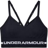 Under Armour Sports Bras - Sportswear Garment Under Armour Seamless Low Long Sports Bra - Black/Halo Gray