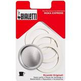Bialetti Coffee Filters Bialetti 3 Gasket with 1 Filter Plate for 2 Cups Moka Pot