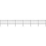 vidaXL Garden Fence with Spear Top 1020x150cm