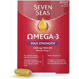 Capsules Fatty Acids Seven Seas OMEGA-3 Max Strength 30 pack wilko
