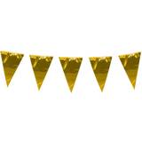 Boland Giant Gold Bunting Pennant Flags 10m Long Garden Party Birthday Decoration