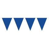 Folat Bunting XL Blue 10 metres long, 15 Triangle Flags, Plastic