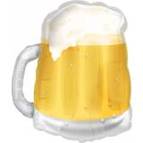 St. Patrick's Day Balloons Vegaoo amscan 10107750 Bubbly Beer Mug SuperShape Foil Balloon-1 PC, Yellow