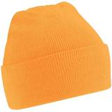 Beechfield Soft Feel Knitted Winter Hat - Fluorescent Orange