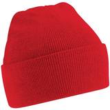 Beechfield Soft Feel Knitted Winter Hat - Classic Red