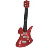 Metal Toy Guitars Bontempi Icom Guitar Red 24 4815