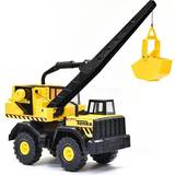 Toy Vehicles on sale Tonka 6084 Steel Classics Mighty Crane, Construction Truck Toy for Children, Kids Construction Toys for Boys and Girls, Interactive Vehicle Toys for Creative Play, Toy Trucks for Children Aged 3