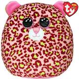 Leopards Soft Toys TY Lainey Leopard Squishaboo 0008421392995
