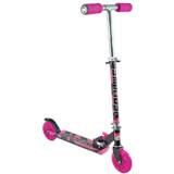 Plastic Kick Scooters TOBAR Nebulus Scooter Black with Pink Chrome Finish