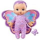 Mattel My Garden Baby HBH39​ My First Baby Butterfly Doll (23-cm 9-in) Soft Body with Plush Wings, Purple, Great Gift for Kids Ages 18M Violet