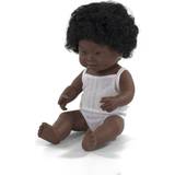 Baby Dolls Dolls & Doll Houses Miniland BABY DOWN AFRICAN GIRL38 CM