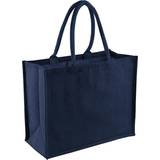 Westford Mill Classic Jute Shopper Bag 2-pack - Navy