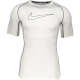 Nike Base Layers Nike Dri-Fit Pro Short Sleeve Top Men - White/Black