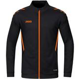 JAKO Challenge Polyester Jacket Unisex - Black/Neon Orange