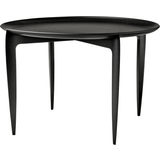 Fritz Hansen Tables Fritz Hansen Coffee Black Tray Table 60cm