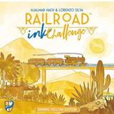 Routes & Network - Strategy Games Board Games Railroad Ink Challenge: Shining Yellow Edition