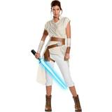 Star Wars Fancy Dresses Smiffys Womens Deluxe Star Wars Rey Costume