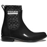 Rubber Ankle Boots Coach Rivington Rubber Rain Bootie - Black