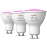 Hue white Philips Hue White and Color LED Lamps 4.3W GU10 3-Pack