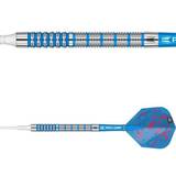 Fabric Toy Weapons Target Darts Orb 12 18G 80% Tungsten Soft Tip Darts Set, Silver, Blue and Pink