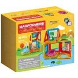 Magformers Cube House Frog 20-Piece Magnetic Construction Toy. STEM Set With Magnetic Shapes And Accessories. Makes Different Houses For The Cute Character