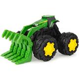 Toy Vehicles Tomy John Deere Kids Monster Treads Rev Up Tractor