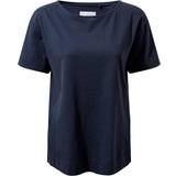 Linen T-shirts Craghoppers NosiBotanical Salma Short Sleeved Top - Blue Navy
