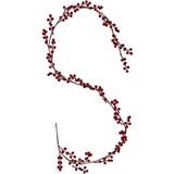 Ginger Ray RED-507 Foliage Christmas Garland, Red