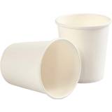 Creativ Company Paper Cup, H: 7,8 cm, D: 7,2 cm, 205 ml, white, 50 pc/ 1 pack