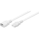 White Extension Cords MicroConnect PE040630W Power Cord C13-C14 3m White