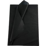 Creativ Company Tissue Paper, 50x70 cm, 17 g, black, 25 sheet/ 1 pack