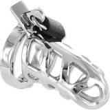 Black Label Brutal Stainless Steel Chastity Cage Chrome Platted, 0.2 kg