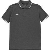 Nike Polo Shirts Children's Clothing Nike Youth Boys Polo Team Club 19 SS - Charcoal Heather/White (AJ1502-071)
