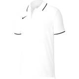 Nike Polo Shirts Children's Clothing Nike Youth Boys Polo Team Club 19 SS - White/Black ( AJ1502-100)