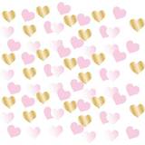 Amscan 9910314 9910314-Pink 1st Birthday Hearts Table Confetti-14g, Pink