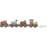 Pull Toys Bloomingville Rolla toy train 40 cm grey