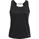 Women Tank Tops Under Armour Fly By Tank Top Women - Black/Reflective