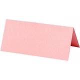 Place cards, size 9x4 cm, 220 g, light red, rose, 20 pc/ 1 pack