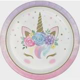 Disposable Plates Unicorn Baby 8pcs