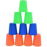 Pre-Sport Stacking Cups (pack Of 12) (blue/Green/Orange)