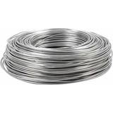 Aluminium Wire, round, thickness 2 mm, silver, 100 m/ 1 roll