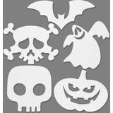 Creativ Company Halloween Motifs, size 25x17 cm, 230 g, white, 16 pc/ 1 pack