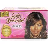 Dry Hair Perms Hair Straightening Treatment Shine Inline Soft & Beautiful Relaxer Kit Super